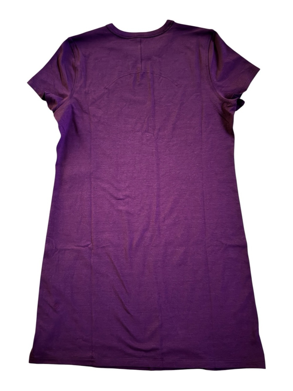 Lululemon Classic-Fit Cotton Blend T-Shirt Dress Garnet NWT Sizes 8 - Picture 2 of 5